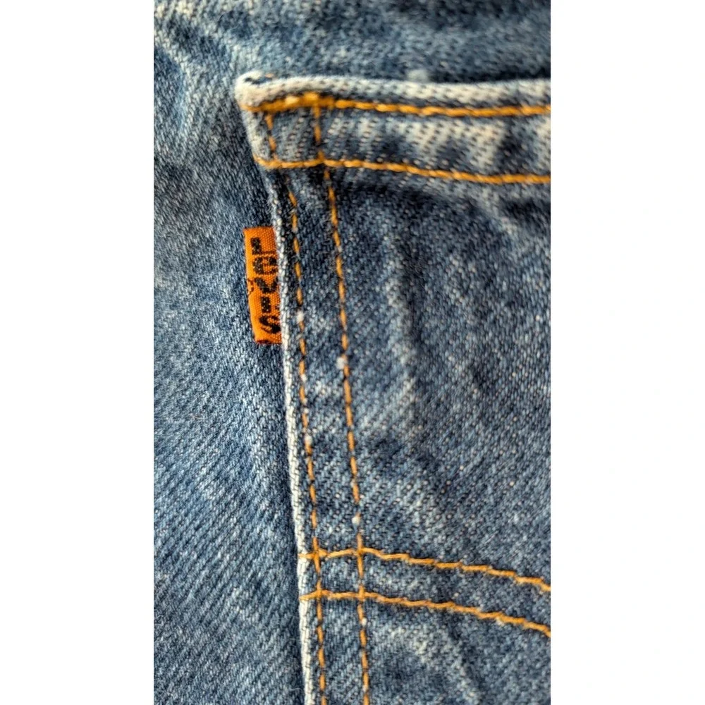 Orange Tab Levi's Jeans, Small 